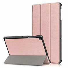 Leather Case Stands Flip Cover Holder for Samsung Galaxy Tab S5e Wi-Fi 10.5 SM-T720 Rose Gold