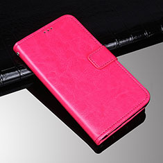 Leather Case Stands Flip Cover Holder for Sony Xperia 10 Plus Hot Pink