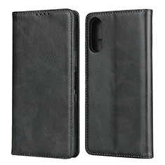 Leather Case Stands Flip Cover Holder for Sony Xperia L4 Black