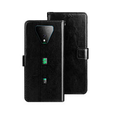 Leather Case Stands Flip Cover Holder for Xiaomi Black Shark 3 Black