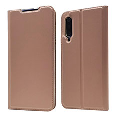 Leather Case Stands Flip Cover Holder for Xiaomi Mi 9 Lite Rose Gold