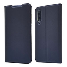 Leather Case Stands Flip Cover Holder for Xiaomi Mi 9 SE Blue