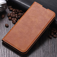 Leather Case Stands Flip Cover Holder for Xiaomi Mi Note 10 Pro Brown
