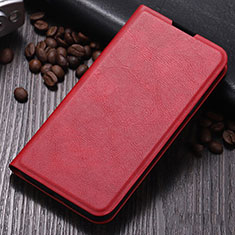 Leather Case Stands Flip Cover Holder for Xiaomi Mi Note 10 Pro Red