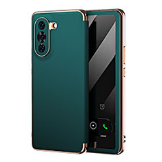 Leather Case Stands Flip Cover Holder GS1 for Huawei Nova 10 Green
