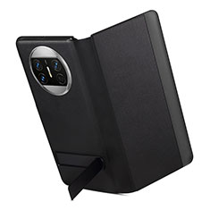 Leather Case Stands Flip Cover Holder GS3 for Huawei Mate X5 Black