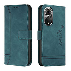 Leather Case Stands Flip Cover Holder H01X for Huawei Nova 9 Green