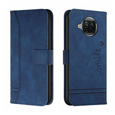 Leather Case Stands Flip Cover Holder H01X for Xiaomi Mi 10i 5G Blue