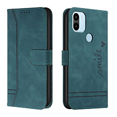 Leather Case Stands Flip Cover Holder H01X for Xiaomi Redmi A1 Plus Green