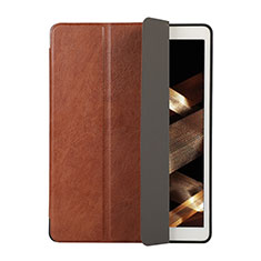 Leather Case Stands Flip Cover Holder H02 for Apple iPad 10.2 (2020) Brown