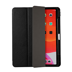 Leather Case Stands Flip Cover Holder H02 for Apple iPad Pro 12.9 (2020) Black