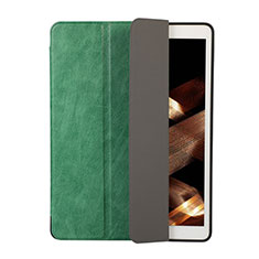 Leather Case Stands Flip Cover Holder H02 for Apple New iPad 9.7 (2018) Green