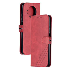 Leather Case Stands Flip Cover Holder H02X for Xiaomi Mi 10T Lite 5G Red