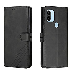 Leather Case Stands Flip Cover Holder H02X for Xiaomi Redmi A1 Plus Black