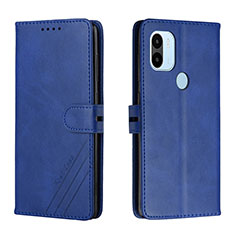 Leather Case Stands Flip Cover Holder H02X for Xiaomi Redmi A1 Plus Blue