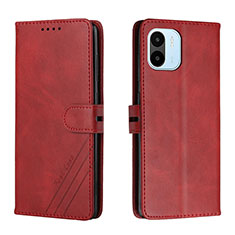 Leather Case Stands Flip Cover Holder H02X for Xiaomi Redmi A1 Red
