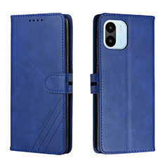 Leather Case Stands Flip Cover Holder H02X for Xiaomi Redmi A2 Blue