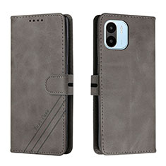 Leather Case Stands Flip Cover Holder H02X for Xiaomi Redmi A2 Gray