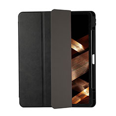 Leather Case Stands Flip Cover Holder H03 for Apple iPad Pro 12.9 (2020) Black