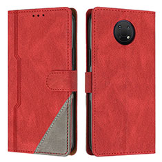 Leather Case Stands Flip Cover Holder H03X for Nokia G300 5G Red