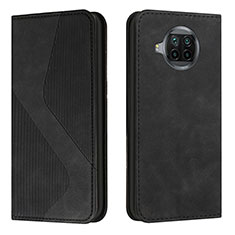 Leather Case Stands Flip Cover Holder H03X for Xiaomi Mi 10i 5G Black