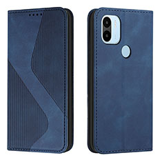 Leather Case Stands Flip Cover Holder H03X for Xiaomi Redmi A1 Plus Blue