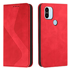 Leather Case Stands Flip Cover Holder H03X for Xiaomi Redmi A1 Plus Red