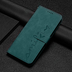 Leather Case Stands Flip Cover Holder H04X for Nothing Phone 1 Green