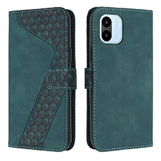Leather Case Stands Flip Cover Holder H04X for Xiaomi Redmi A1 Green