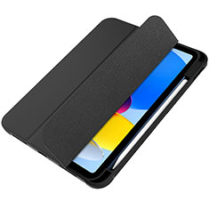 Leather Case Stands Flip Cover Holder H05 for Apple iPad 10.9 (2022) Black
