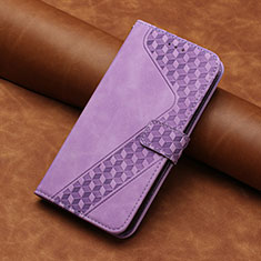 Leather Case Stands Flip Cover Holder H05X for Huawei Honor Magic4 Lite 4G Purple