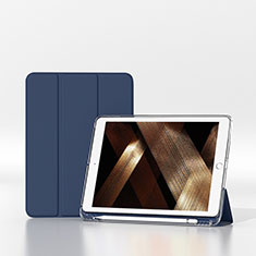 Leather Case Stands Flip Cover Holder H06 for Apple iPad 10.2 (2020) Blue