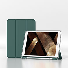 Leather Case Stands Flip Cover Holder H06 for Apple iPad 10.2 (2020) Green