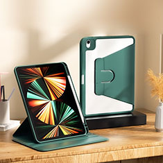 Leather Case Stands Flip Cover Holder H06 for Apple iPad Air 4 10.9 (2020) Green