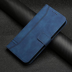 Leather Case Stands Flip Cover Holder H06X for Huawei Honor 50 5G Blue
