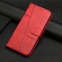 Leather Case Stands Flip Cover Holder H06X for Nothing Phone 1 Red