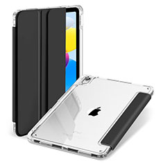 Leather Case Stands Flip Cover Holder H07 for Apple iPad 10.9 (2022) Black
