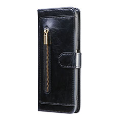Leather Case Stands Flip Cover Holder JDK for Samsung Galaxy M14 5G Black