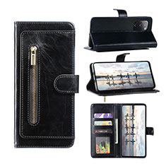 Leather Case Stands Flip Cover Holder JDK for Samsung Galaxy S20 FE (2022) 5G Black