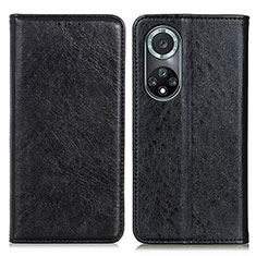 Leather Case Stands Flip Cover Holder K01Z for Huawei Nova 9 Pro Black
