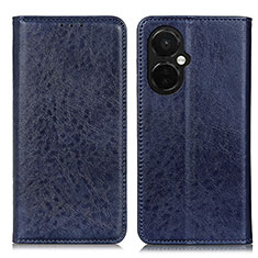 Leather Case Stands Flip Cover Holder K01Z for OnePlus Nord N30 5G Blue