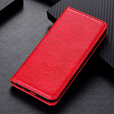 Leather Case Stands Flip Cover Holder K01Z for Samsung Galaxy F23 5G Red