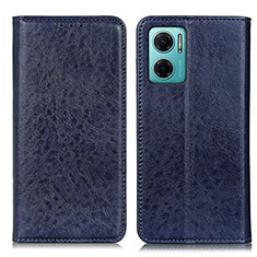 Leather Case Stands Flip Cover Holder K01Z for Xiaomi Redmi 11 Prime 5G Blue