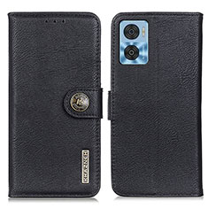 Leather Case Stands Flip Cover Holder K02Z for Motorola Moto E22i Black