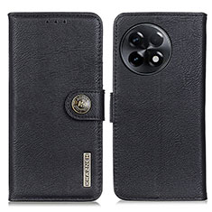 Leather Case Stands Flip Cover Holder K02Z for OnePlus 11R 5G Black