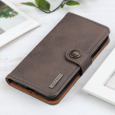 Leather Case Stands Flip Cover Holder K02Z for Samsung Galaxy M23 5G Gray