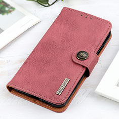 Leather Case Stands Flip Cover Holder K02Z for Samsung Galaxy M23 5G Pink