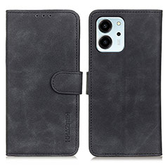 Leather Case Stands Flip Cover Holder K03Z for Huawei Honor 80 SE 5G Black