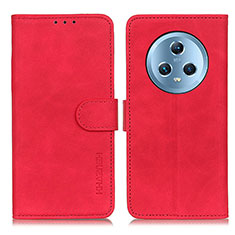 Leather Case Stands Flip Cover Holder K03Z for Huawei Honor Magic5 5G Red