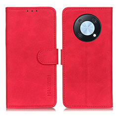 Leather Case Stands Flip Cover Holder K03Z for Huawei Nova Y90 Red